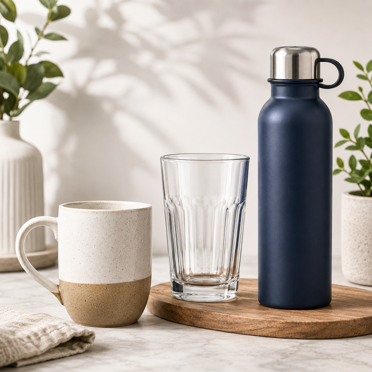 Mugs, Glasses & Water Bottles