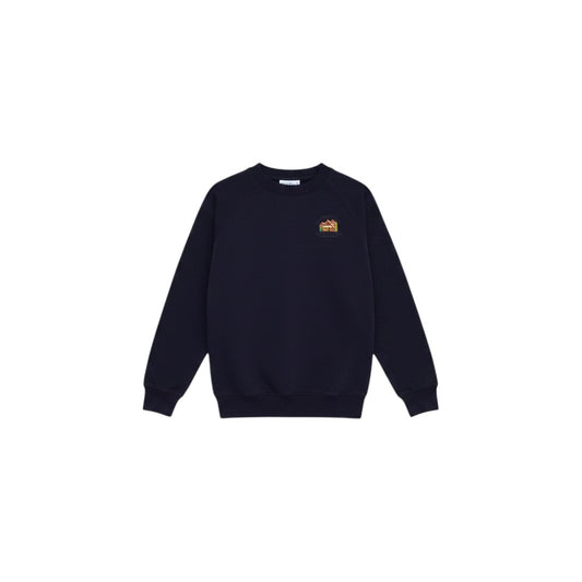 Olympia Print & Embroidery navy blue Pentwynmawr Primary School pullover jumper with embroidered school logo
